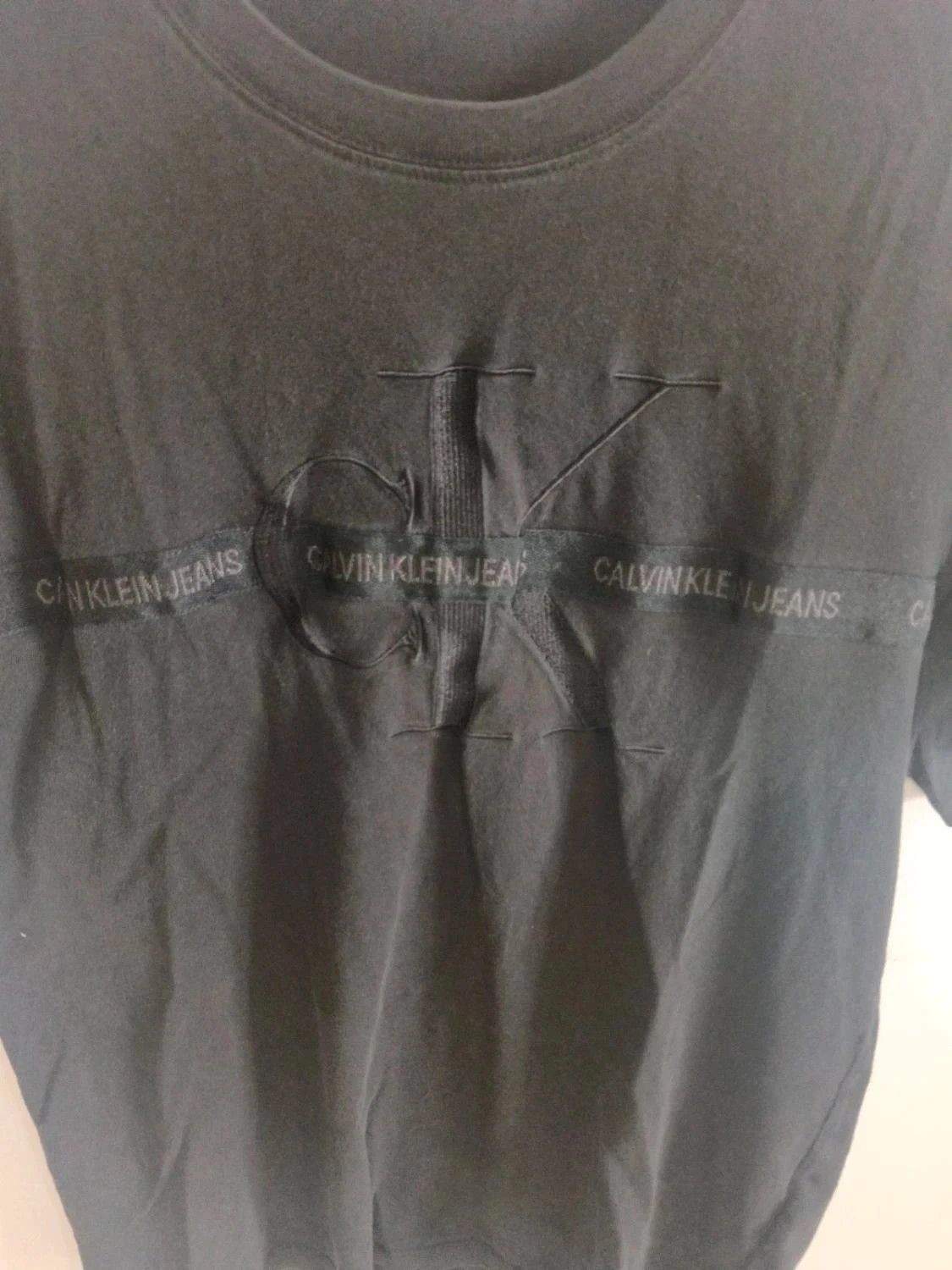 C141 t-shirt noir Calvin Klein M – photo 2
